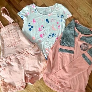 Justice Girls Short Talls, T-Shirt, & Long Sleeve